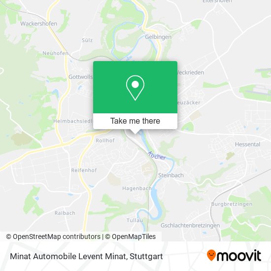 Minat Automobile Levent Minat map