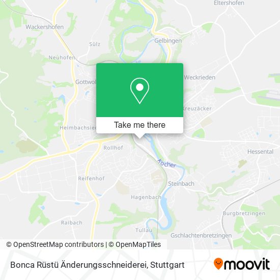 Bonca Rüstü Änderungsschneiderei map