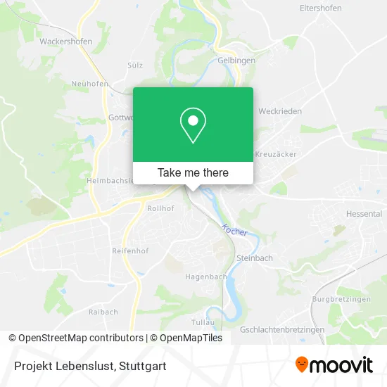 Карта Projekt Lebenslust