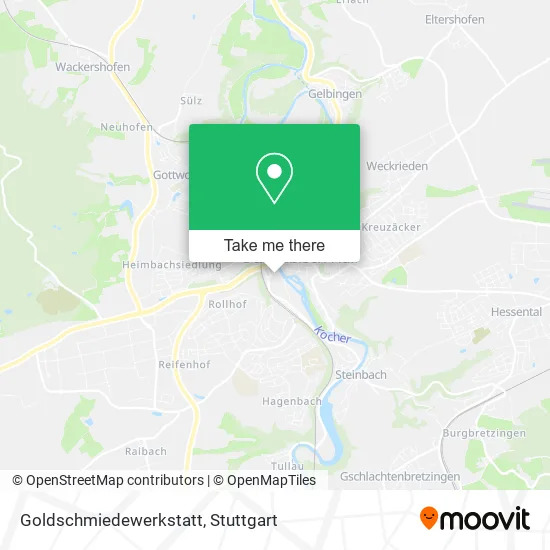 Карта Goldschmiedewerkstatt
