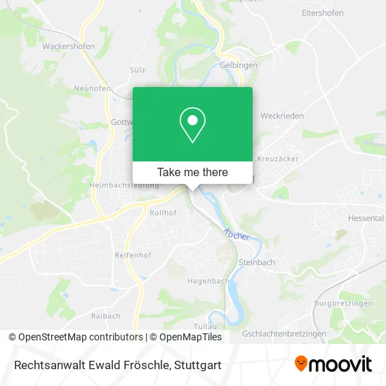 Карта Rechtsanwalt Ewald Fröschle
