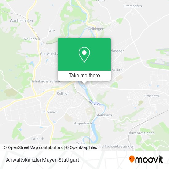 Anwaltskanzlei Mayer map