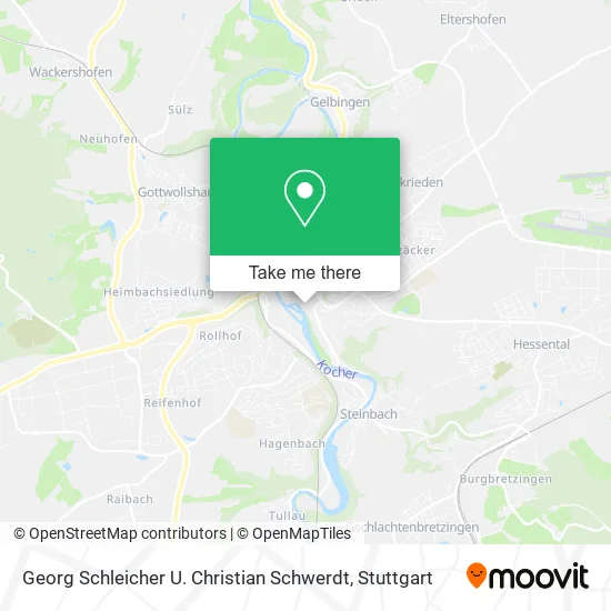 Карта Georg Schleicher U. Christian Schwerdt