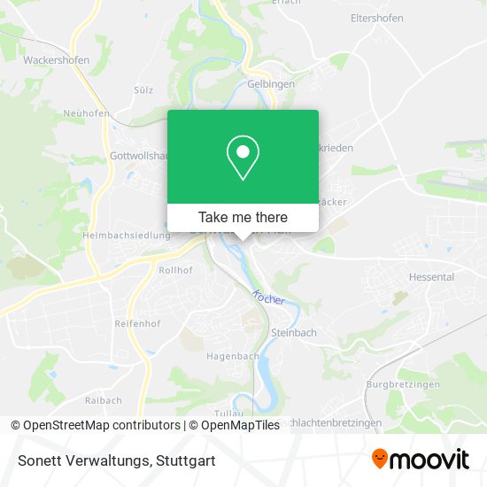 Sonett Verwaltungs map