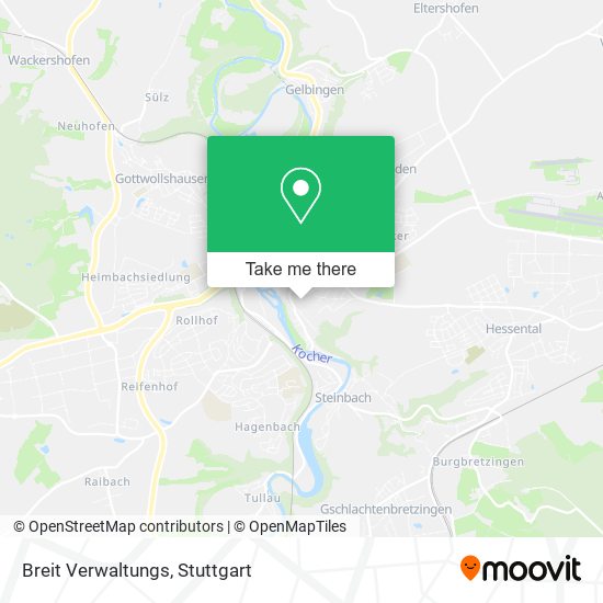 Breit Verwaltungs map