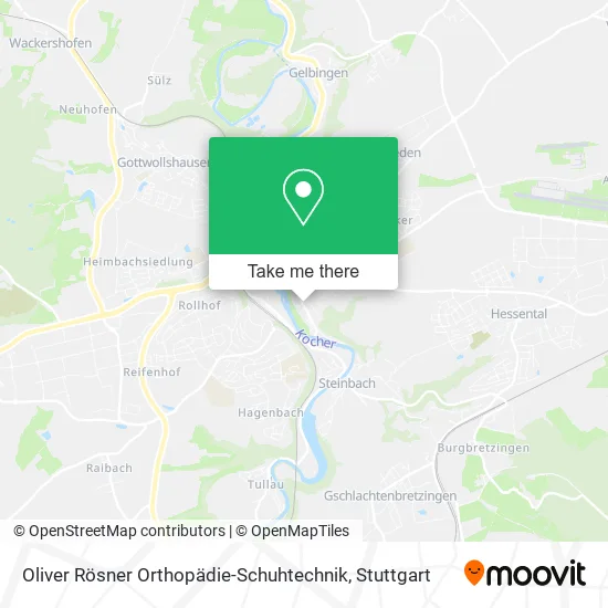 Карта Oliver Rösner Orthopädie-Schuhtechnik
