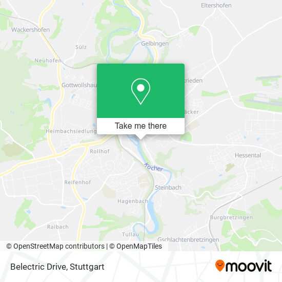 Belectric Drive map