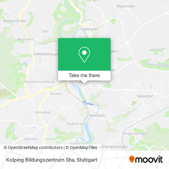Карта Kolping Bildungszentrum Sha