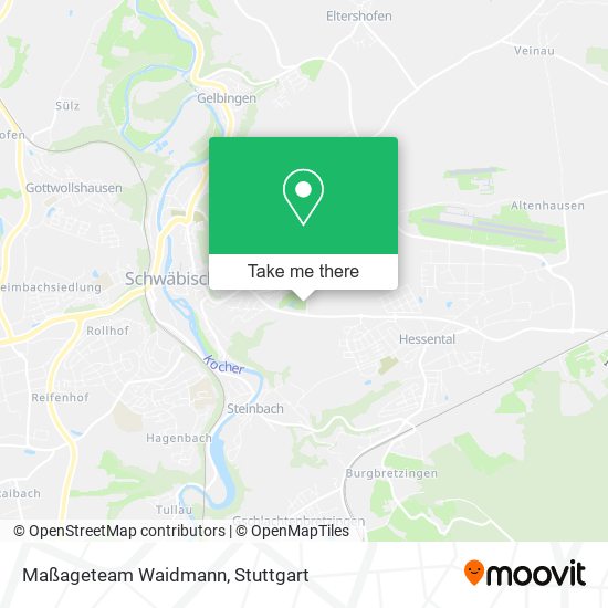 Maßageteam Waidmann map