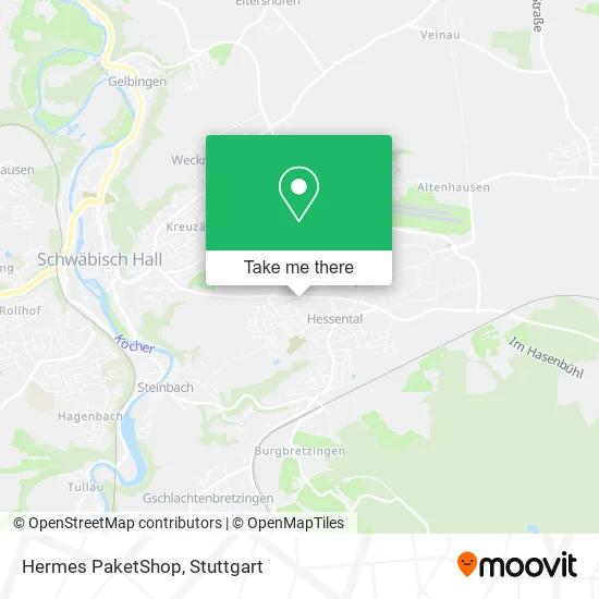 Карта Hermes PaketShop
