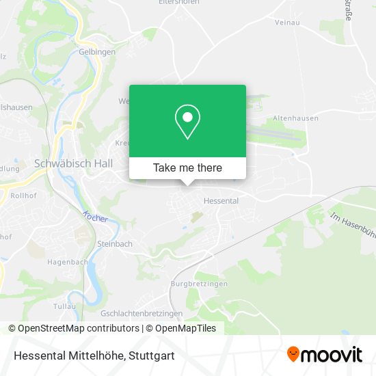 Hessental Mittelhöhe map