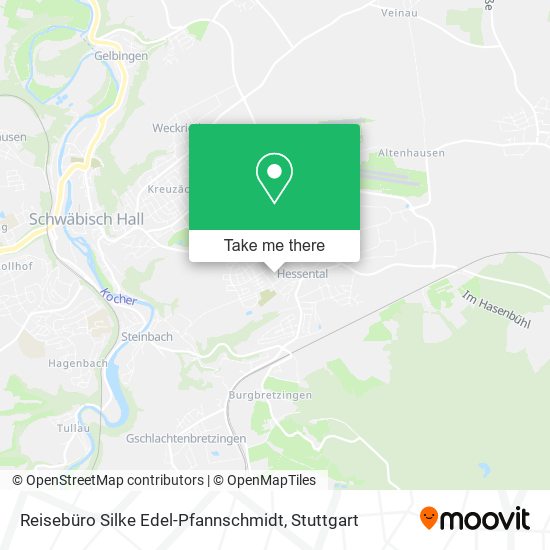 Reisebüro Silke Edel-Pfannschmidt map