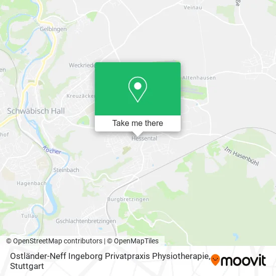 Карта Ostländer-Neff Ingeborg Privatpraxis Physiotherapie