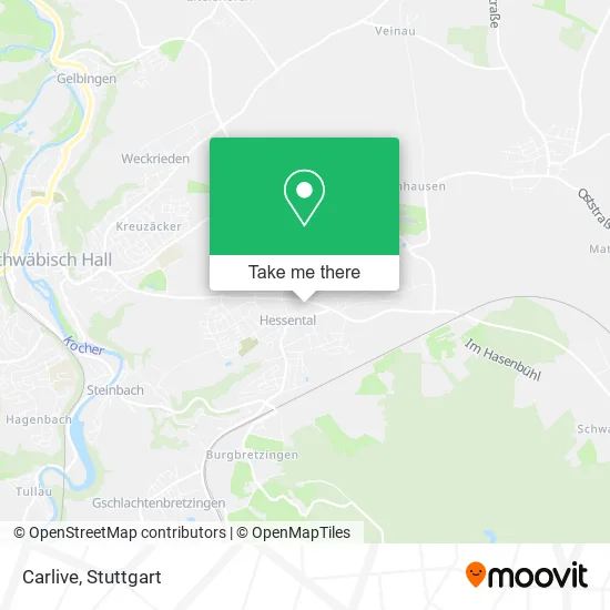 Carlive map