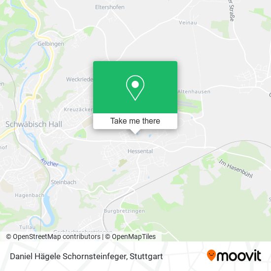 Daniel Hägele Schornsteinfeger map