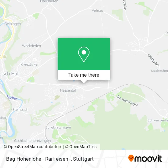 Карта Bag Hohenlohe - Raiffeisen -