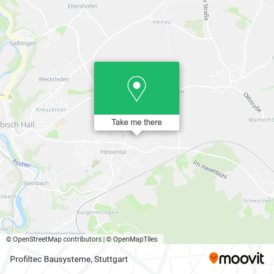 Profiltec Bausysteme map