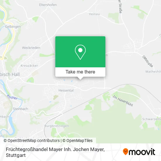 Карта Früchtegroßhandel Mayer Inh. Jochen Mayer