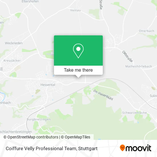 Карта Coiffure Velly Professional Team
