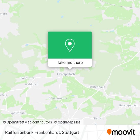 Raiffeisenbank Frankenhardt map