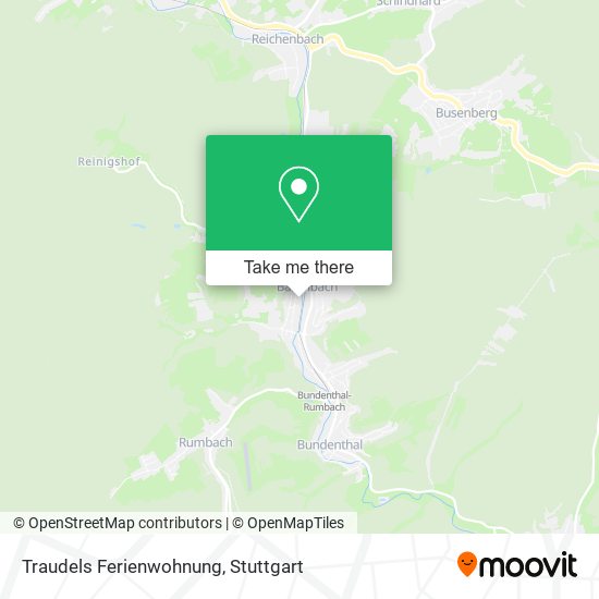Карта Traudels Ferienwohnung