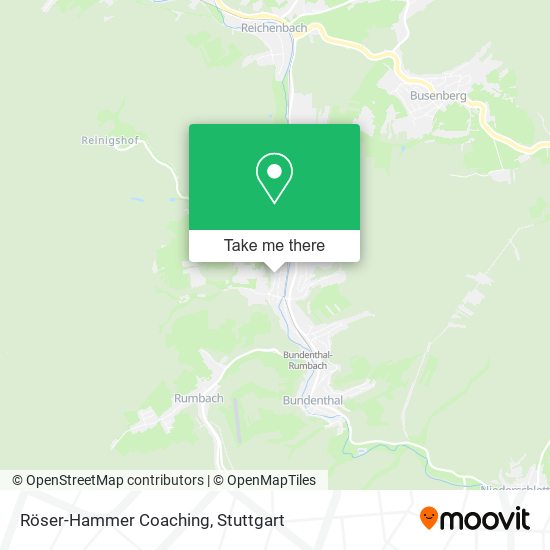 Röser-Hammer Coaching map