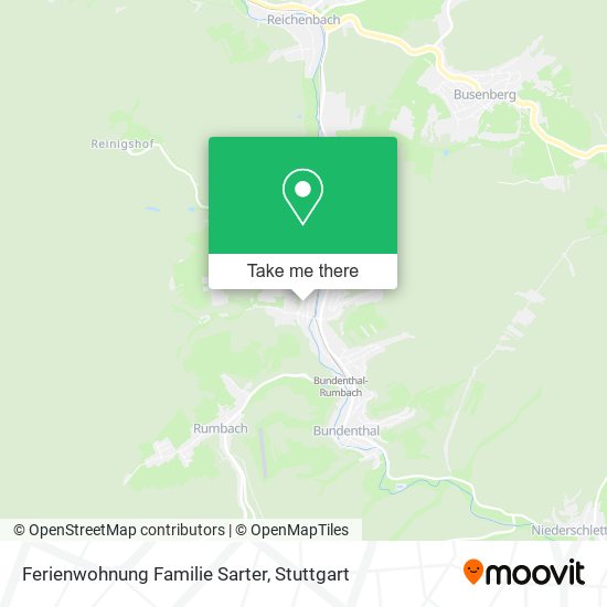 Ferienwohnung Familie Sarter map