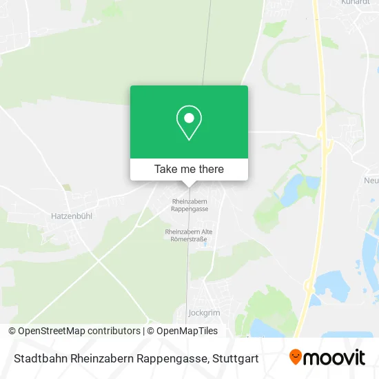 Stadtbahn Rheinzabern Rappengasse map