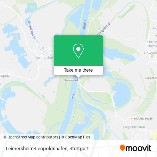 Leimersheim-Leopoldshafen map