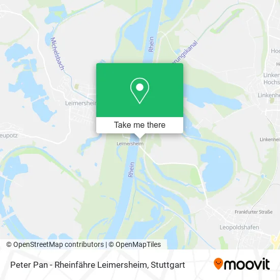 Карта Peter Pan - Rheinfähre Leimersheim