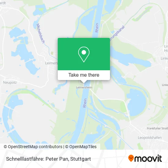 Карта Schnelllastfähre: Peter Pan