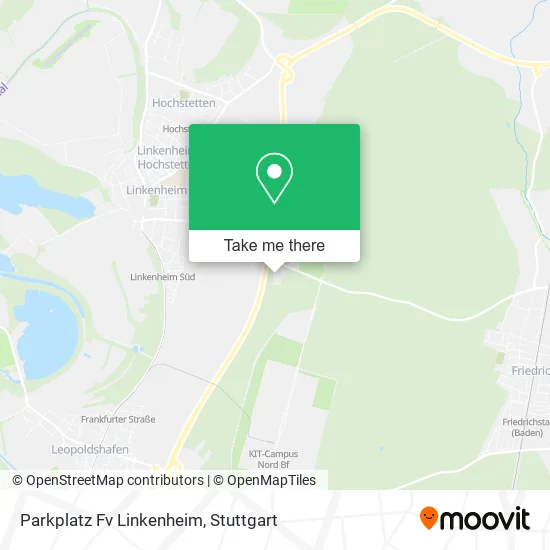 Карта Parkplatz Fv Linkenheim