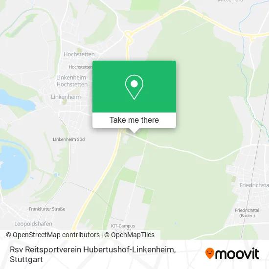 Карта Rsv Reitsportverein Hubertushof-Linkenheim