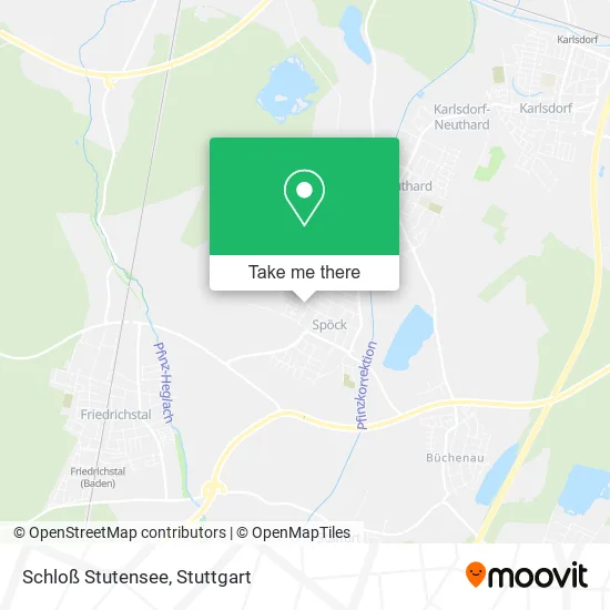 Карта Schloß Stutensee