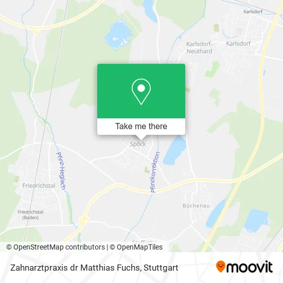 Карта Zahnarztpraxis dr Matthias Fuchs