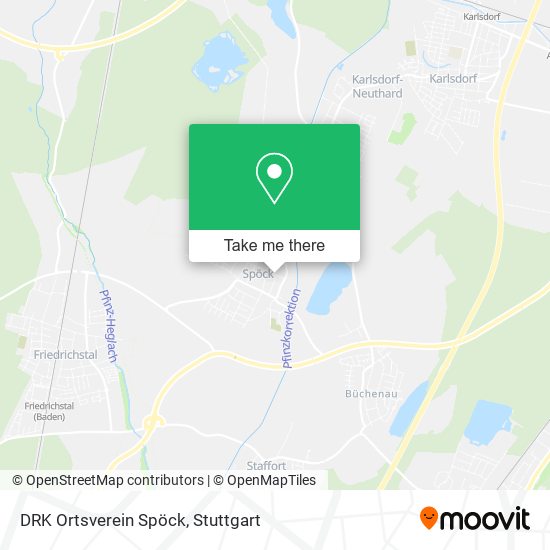 DRK Ortsverein Spöck map