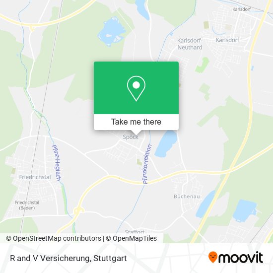 R and V Versicherung map