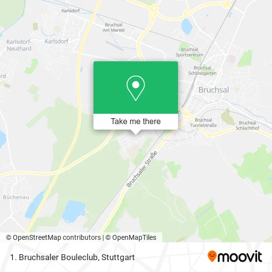 Карта 1. Bruchsaler Bouleclub