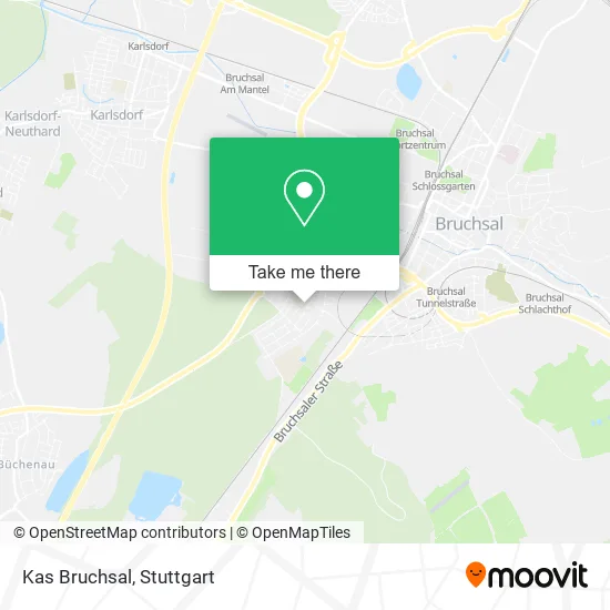 Карта Kas Bruchsal