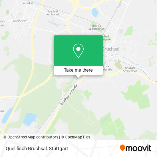 Карта Quellfisch Bruchsal