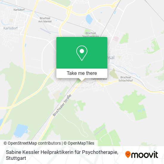 Sabine Kessler Heilpraktikerin für Psychotherapie map