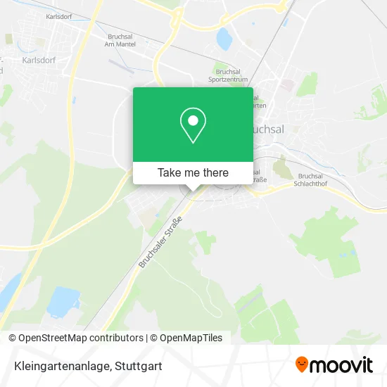 Карта Kleingartenanlage