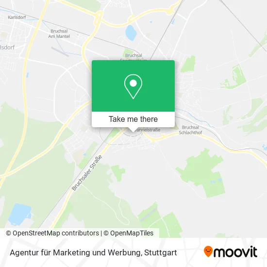 Карта Agentur für Marketing und Werbung