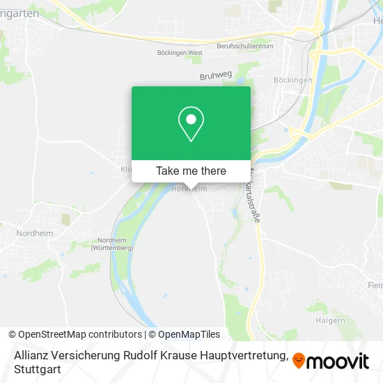 Карта Allianz Versicherung Rudolf Krause Hauptvertretung