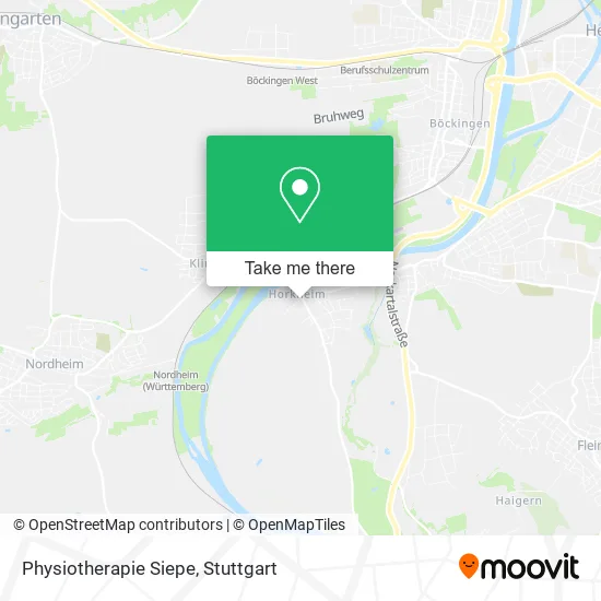 Карта Physiotherapie Siepe