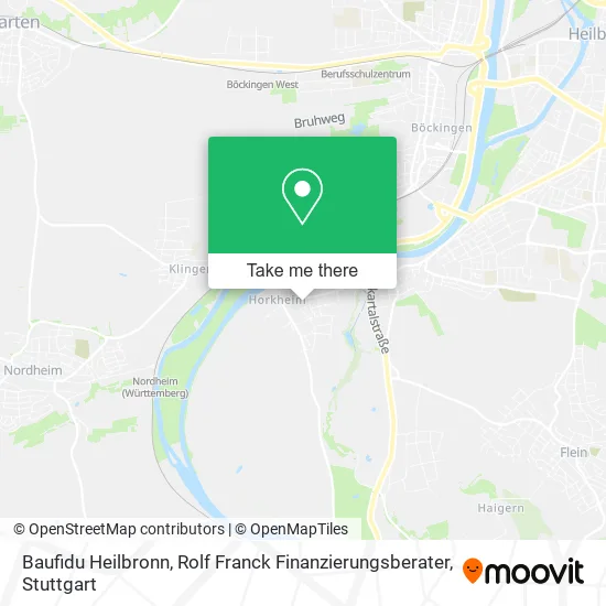 Карта Baufidu Heilbronn, Rolf Franck Finanzierungsberater