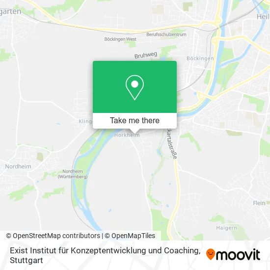 Карта Exist Institut für Konzeptentwicklung und Coaching