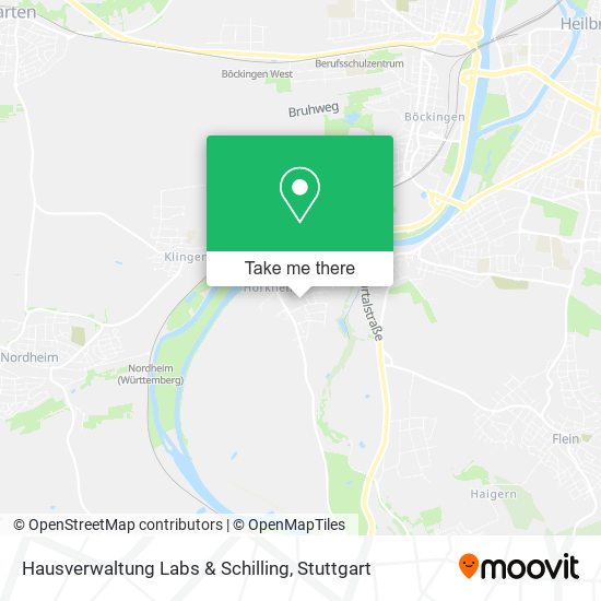 Hausverwaltung Labs & Schilling map