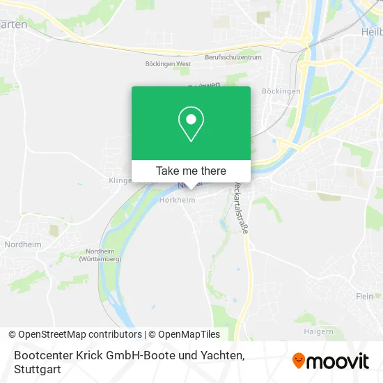 Карта Bootcenter Krick GmbH-Boote und Yachten