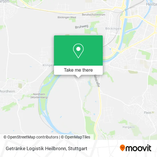 Карта Getränke Logistik Heilbronn
